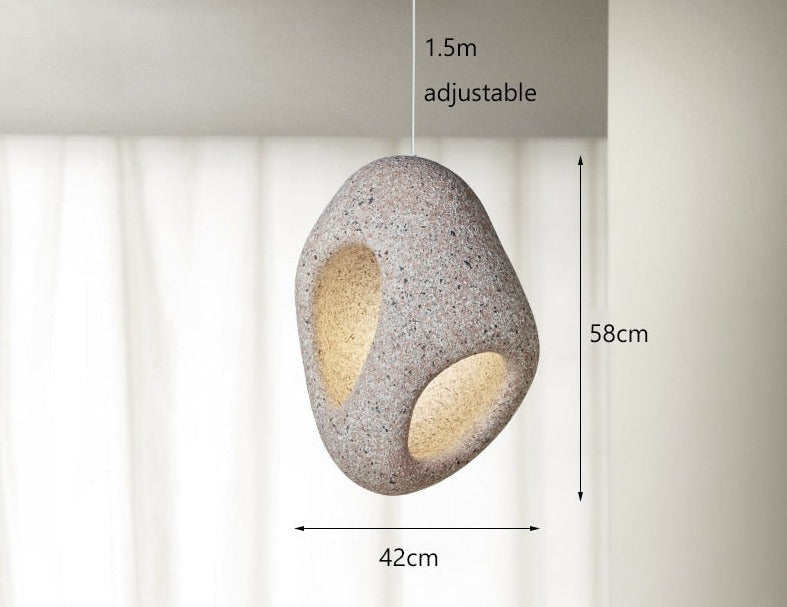 Brehn | Moderne kreative LED-Pendelleuchte Wabi Sabi