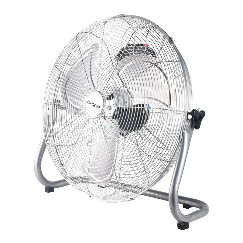 Industrieller Bodenventilator – 8-Gang 130° oszillierender Werkstattlüfter, leiser 45dB Turbo-Motor mit Überhitzungsschutz | Brehn