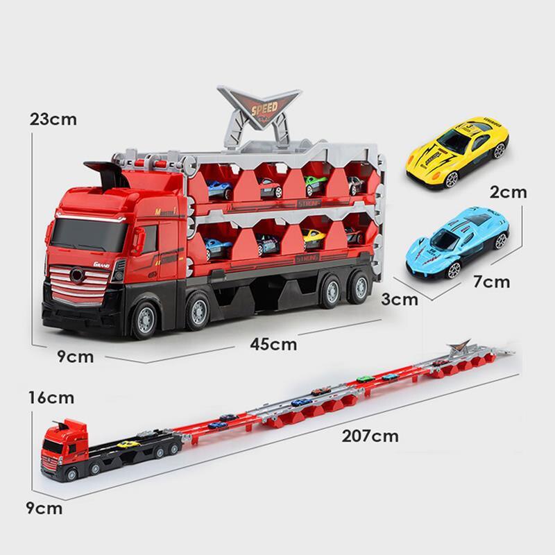 Brehn | Riesen Falt Lkw Katapult Rennstrecke