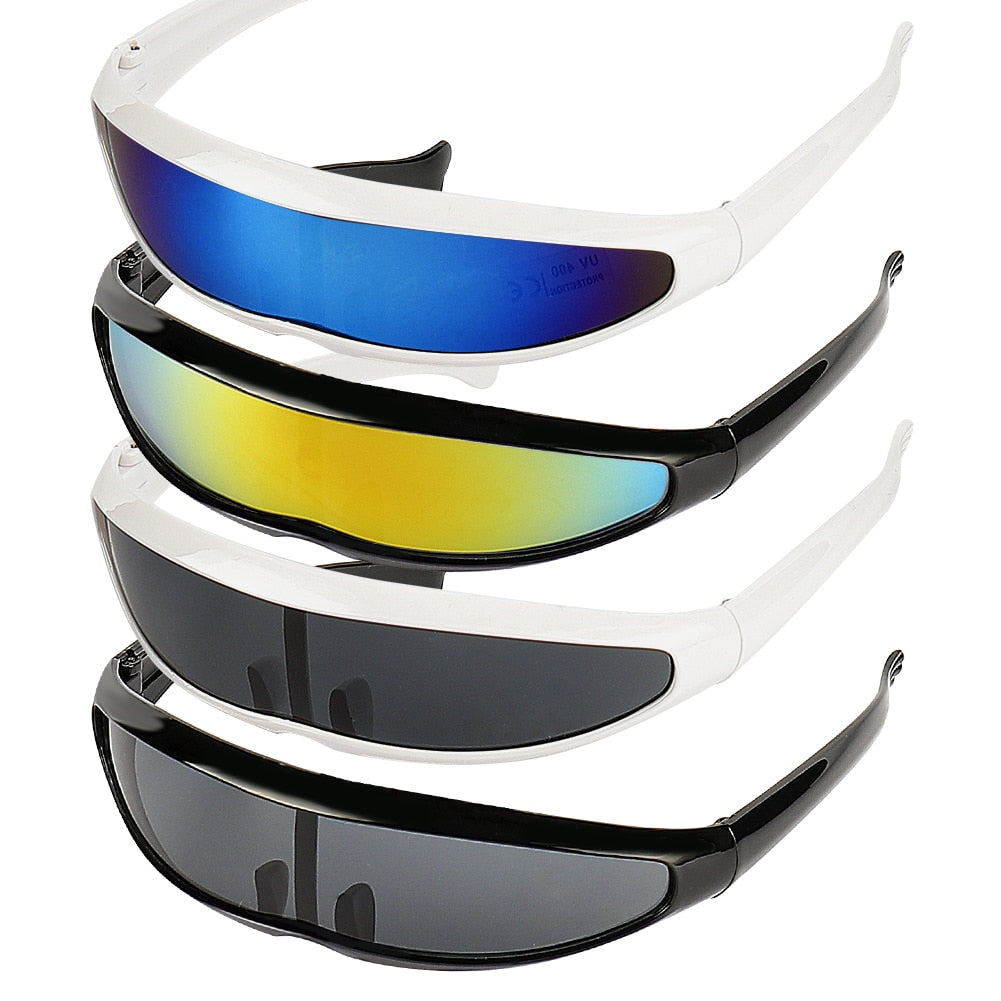 VIvolux | Futuristische Cyborg Cosplay Sonnenbrille