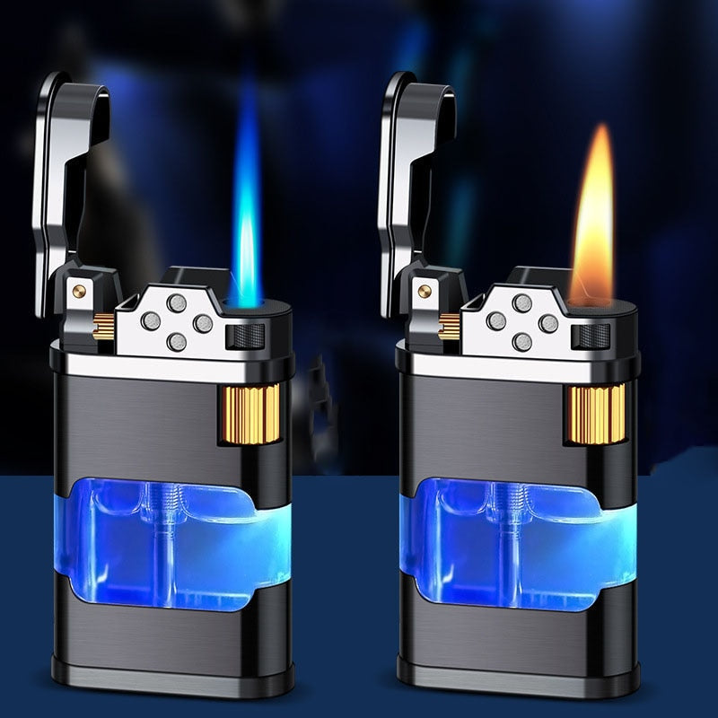 Blauer Flamme Metall Winddichter Gasanzünder | Brehn