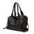 Luxus schwarze Lederhandtasche