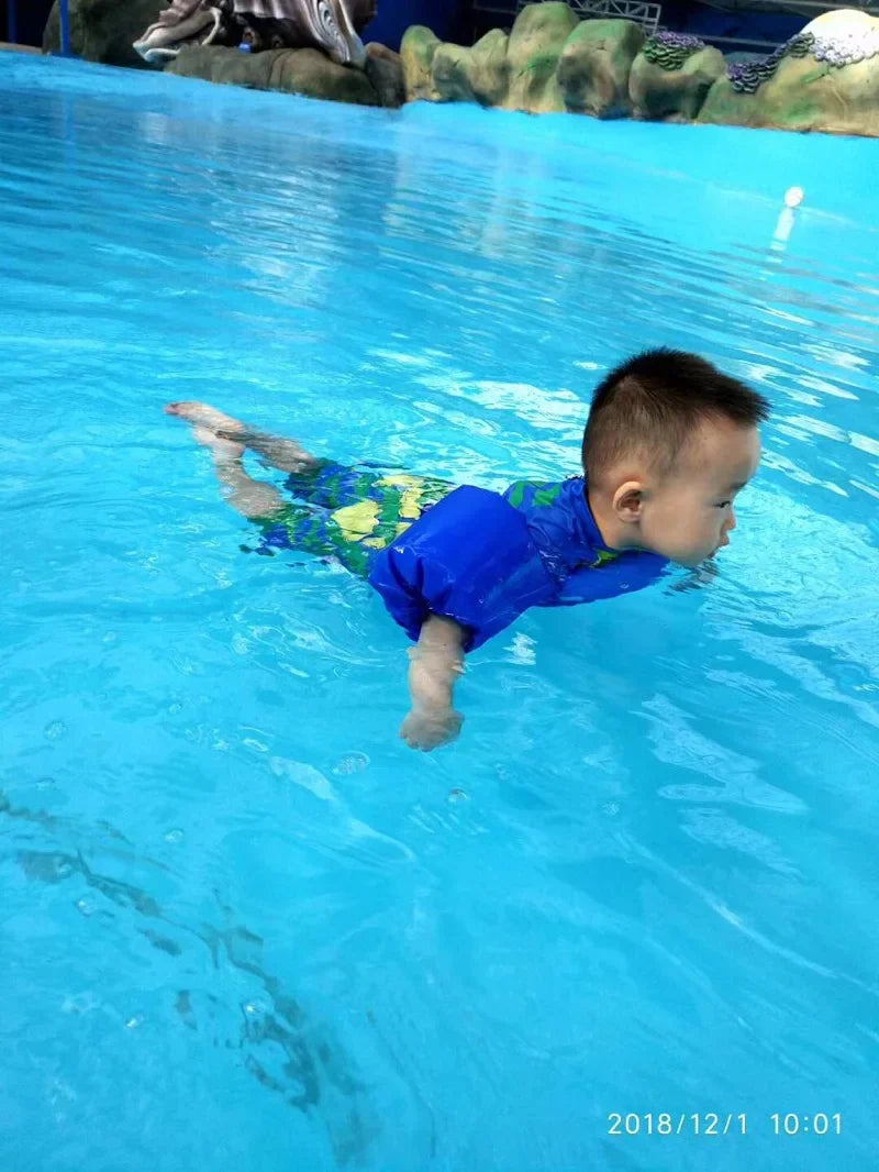 Brehn | FLOTTY Kinder Schwimmhilfe | Rettungsweste mit Armflügeln | Verstellbarer Doppelverschluss | Für Kinder bis 25 kg