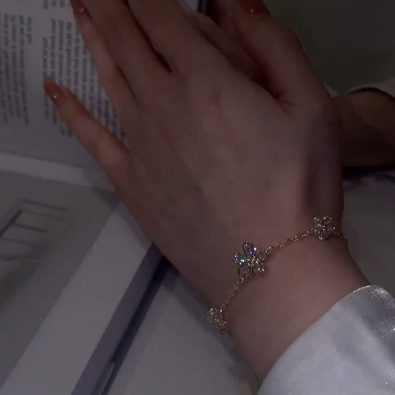 Brehn | Floral Blossom Zirkon Armband