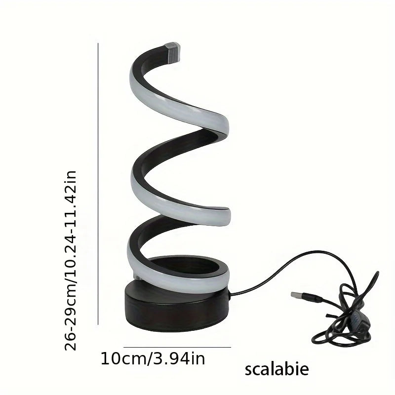 Brehn | Moderne S-förmige Schreibtischlampe - FlexiGlow