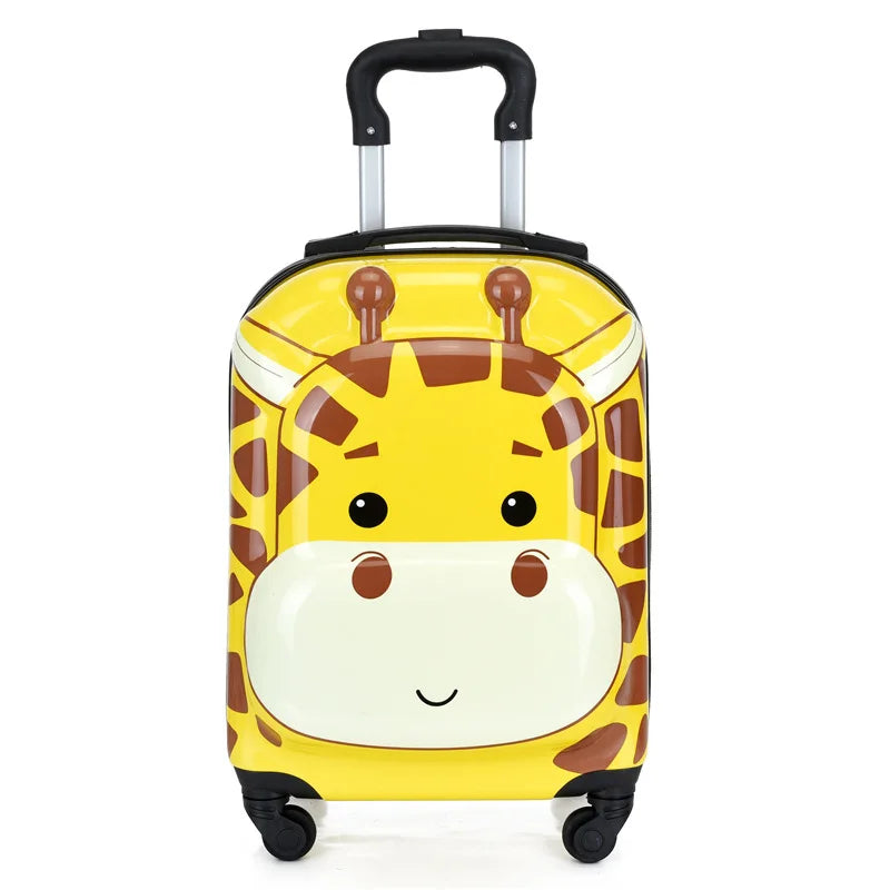 Sydney Kinderkoffer – 3D Tier Trolley mit 360° Rädern und verstellbarem Griff | Leicht und stoßsicher | Brehn