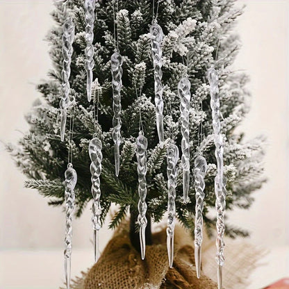 Brehn | WinterGlans | Premium Kristallklare Weihnachtsdekoration Set