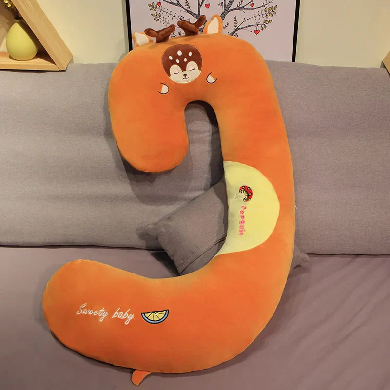 Übergroßes Kuschelmuster Plüschkissen