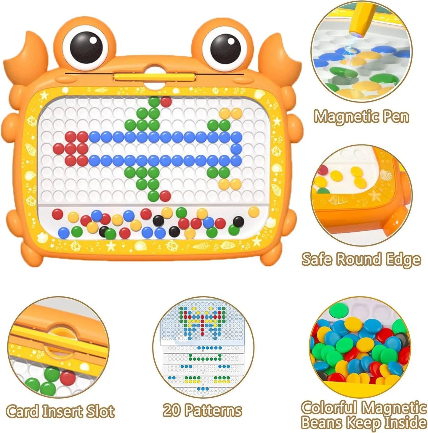Brehn | Lernender Krebs DIY Mosaik-Puzzle-Board