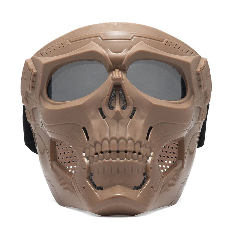 Brehn | Skull Horror Off-Road Motorradmaske