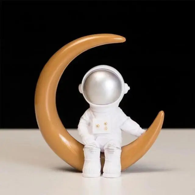 Brehn | Harz-Astronaut-Figur Statue Raumfahrer Skulptur Pädagogisches Spielzeug Schreibtisch-Dekoration Astronaut-Modell Für Kinder Geschenk