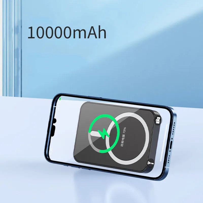 Magnetische kabellose Powerbank mit Ständer