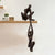Verbindo Dekorative Figur Polystone Schwarz Moderne Skulptur 20 cm | Brehn