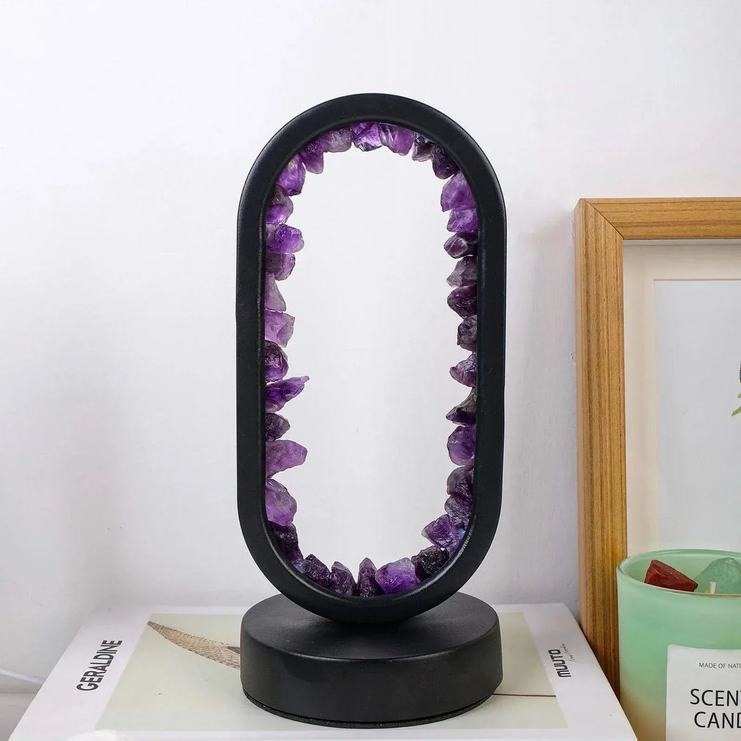 Natürliche Amethyst-Kristalllampe zur Entspannung