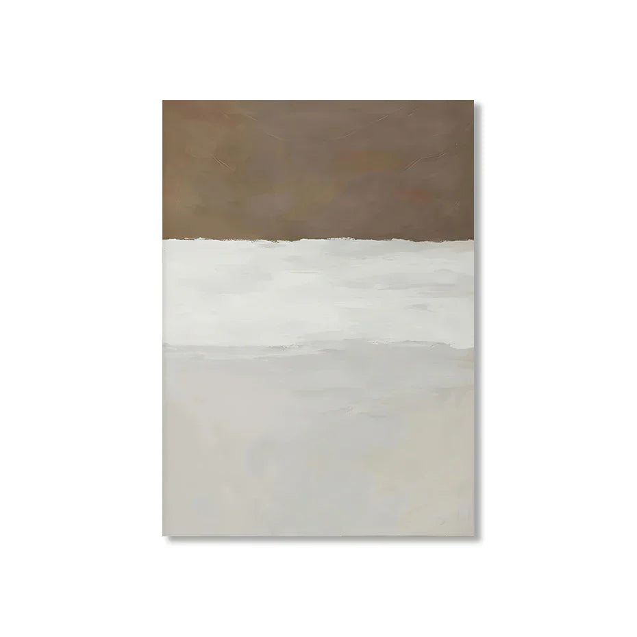 Abstrakt Braun Grau Beige Minimalistisch Geometrische Wandkunst Fein Kunst Leinwanddrucke Neutrale Farben Bilder Für Modernes Wohnzimmer Wohnkultur | Brehn