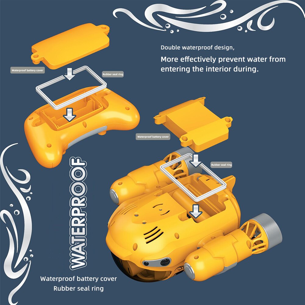 Brehn | Powerboat RC Sprüh-U-Boot