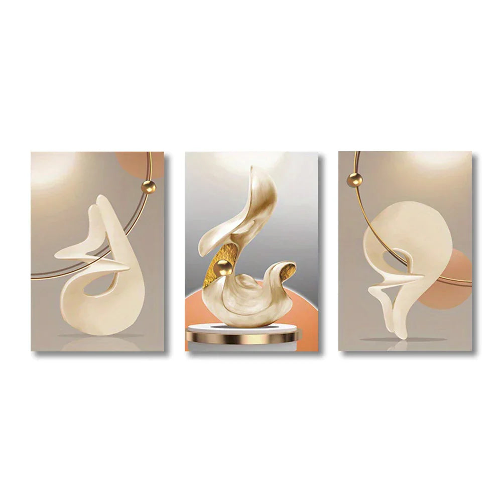 Moderne Ästhetik Abstrakte Stillleben Wandkunst Fine Art Leinwanddrucke Licht Luxus Bilder Für Wohnzimmer Esszimmer Home Office Dekor | Brehn