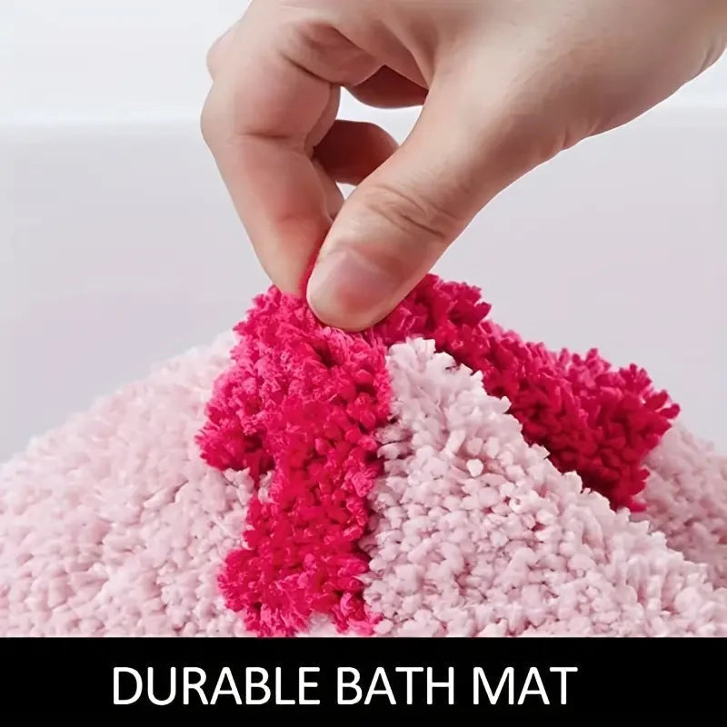 Getufteter Designteppich „Get Naked“ Rosa 80×50 cm | Brehn
