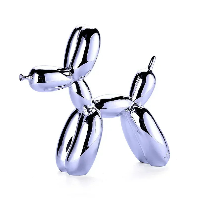 Brehn | Nordic Ballon Hund Skulptur Harz Tier Ornament Kunst Skulpturen und Figuren Handwerk Hause Dekoration Zimmer Desktop Zubehör