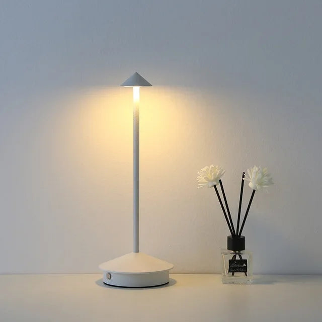 Brehn | Wiederaufladbare Tischlampe Kreative Esszimmer Touch Led Hotel Bar Kaffee Pina Pro Tischlampe Lampada Da Tavolo Dekorative Schreibtischlampe