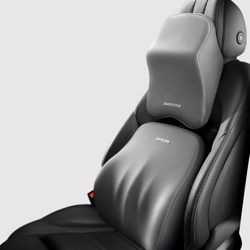 Brehn | Autositzunterstützung | Orthopädische Unterstützung für Nacken und Rücken beim Autofahren