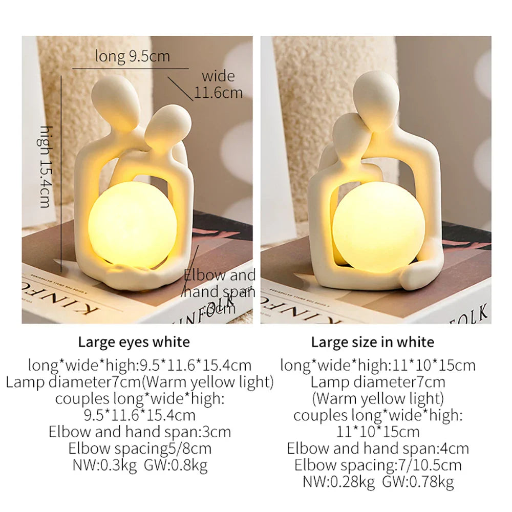Eternal Bond Liebe Paar Nacht Dekor Lampe | Brehn