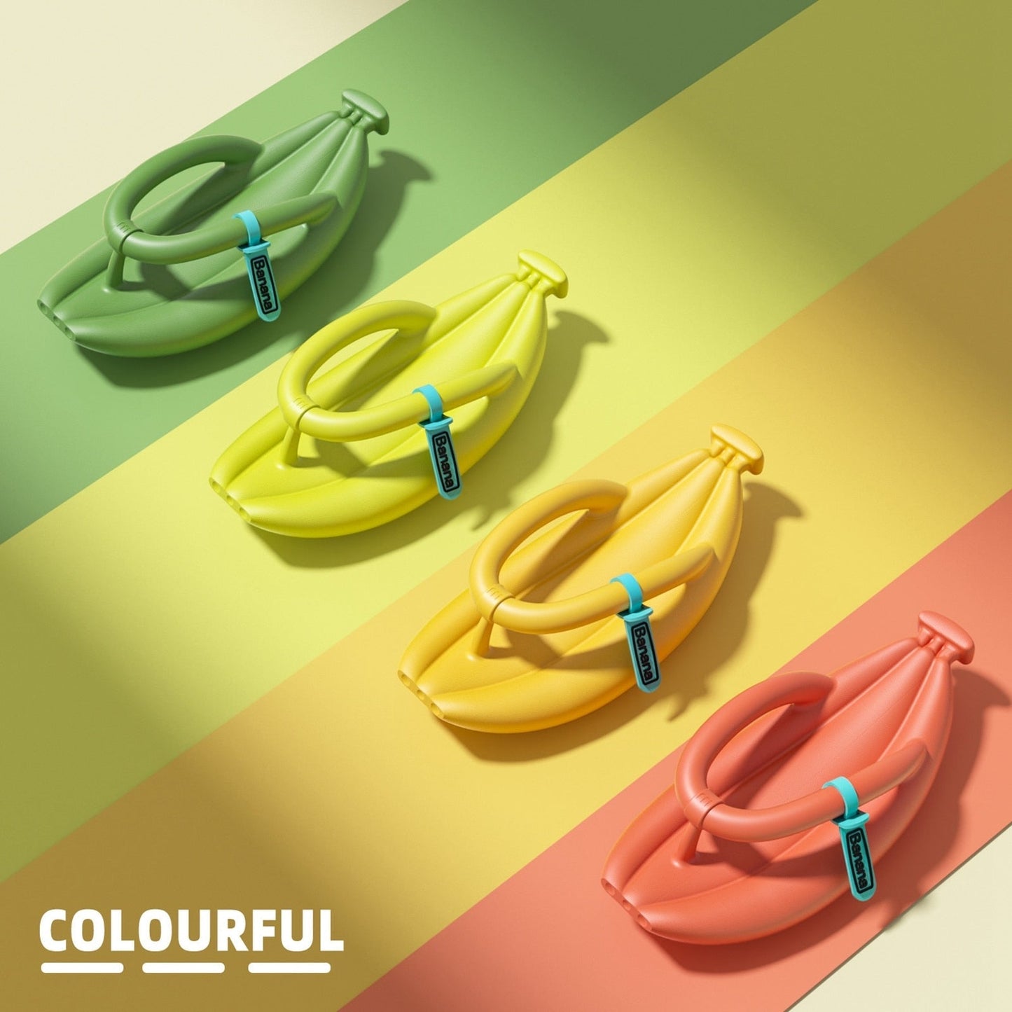 VIvolux | Plüsch-Banane Bequeme EVA Flip-Flops