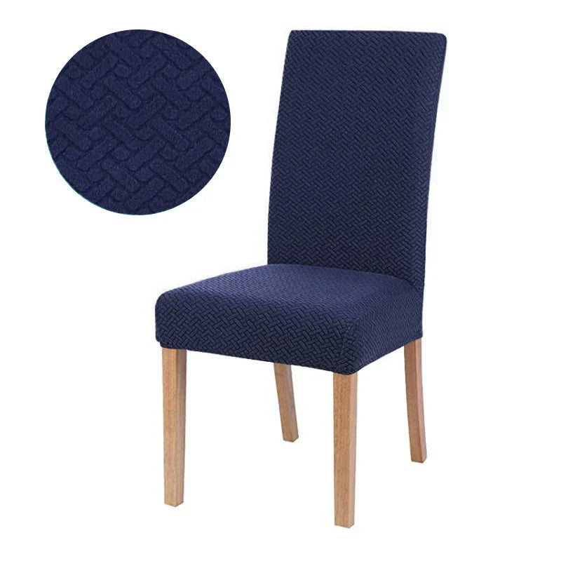 Brehn | Stuhlhusse Velvona | Elastisch & Dick Gepolstert | Jacquard-Stretchbezug | Waschbar & Knitterfrei