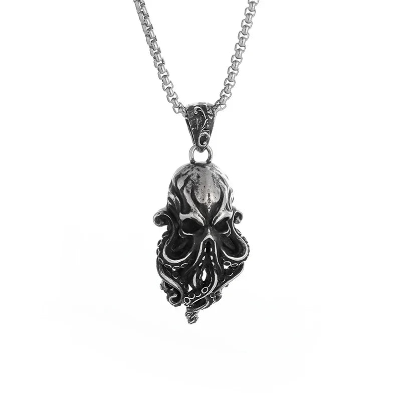 Brehn | Gothic Skull-Oktopus-Tentakel-Halskette