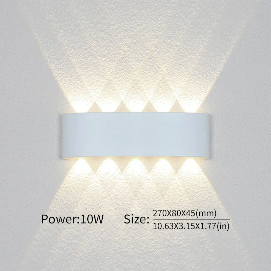 Modern lighting, indoor or outdoor: The versatile LED wall lamp