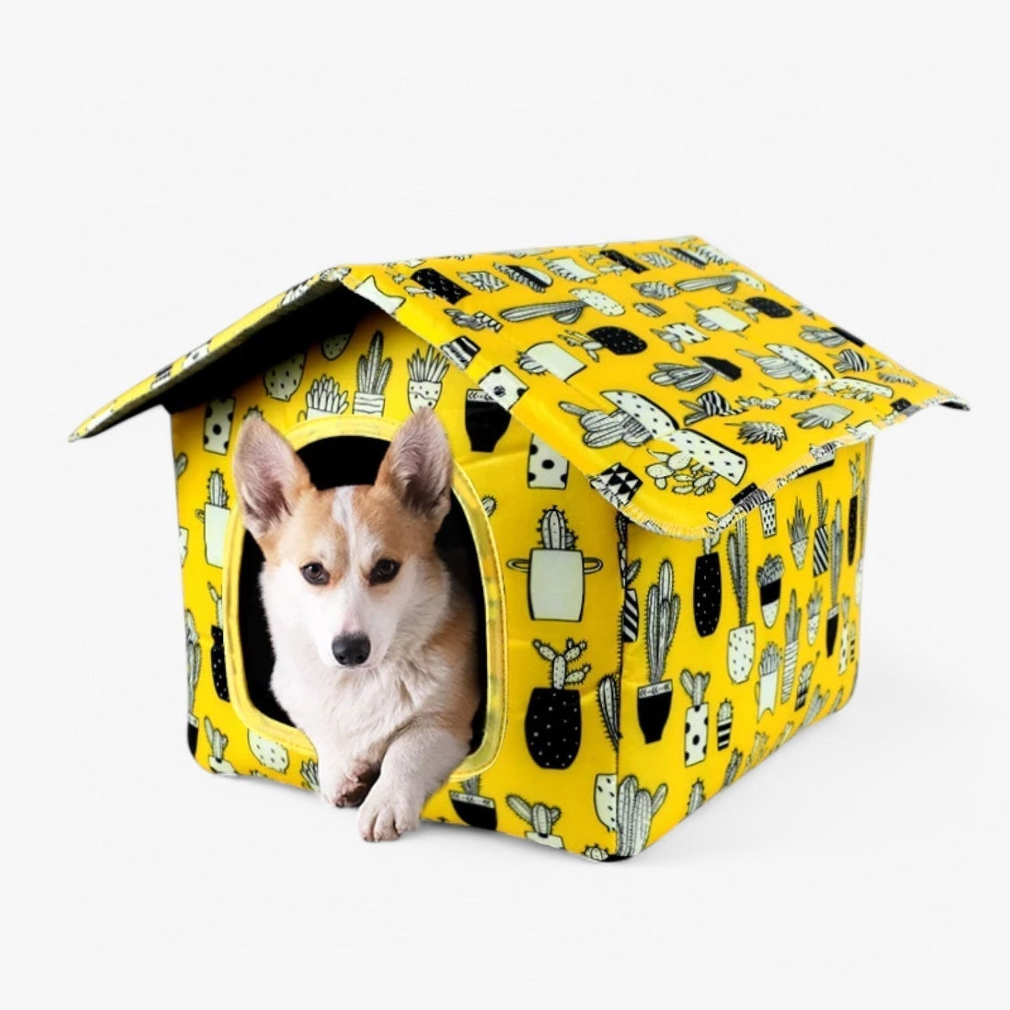 Wetterfeste Tierhaus "CozyNest" für Katzen und kleine Hunde | Brehn