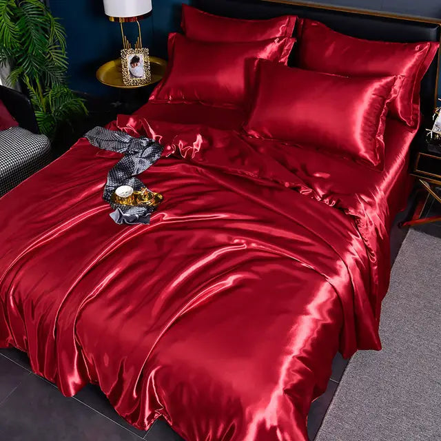Brehn | SatinLuxe Duvet Cover - Luxe Satin Duvet Cover for Your Bedroom