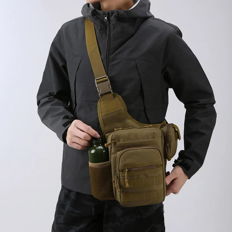 Multi-Taschen Crossbody Kompakt Wandern Brusttasche | Brehn