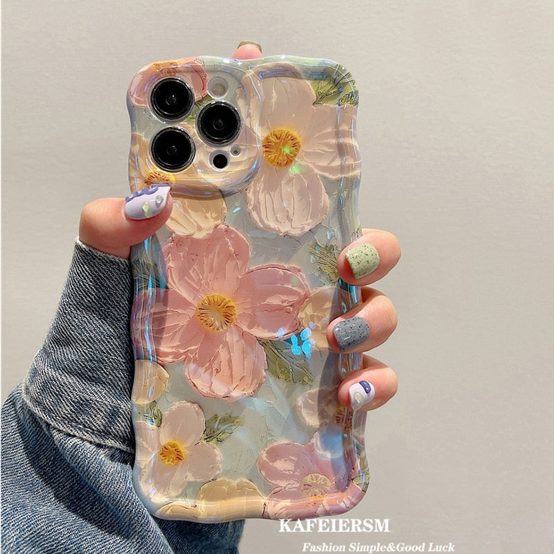 Brehn | Blossom Glow Floral Muster iPhone-Hülle
