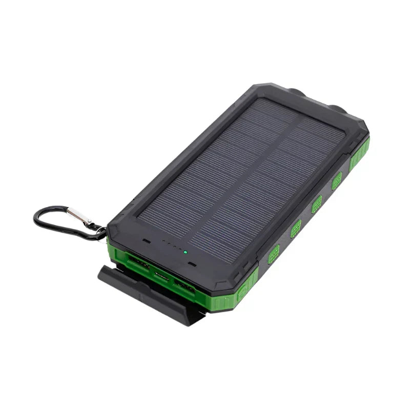 Brehn | Solarenergie-Powerbank mit Taschenlampe – SolarCharge Pro