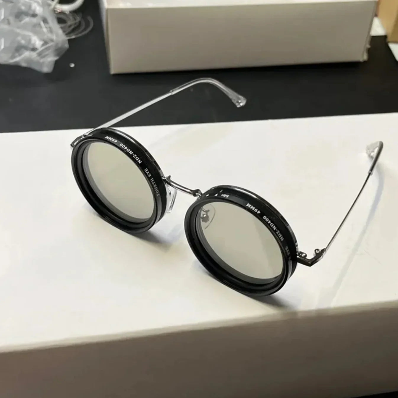 Brehn | ShadowSunglasses | Sonnenbrillen mit schwarzen Gläsern Stylisher UV-Schutz Fashion