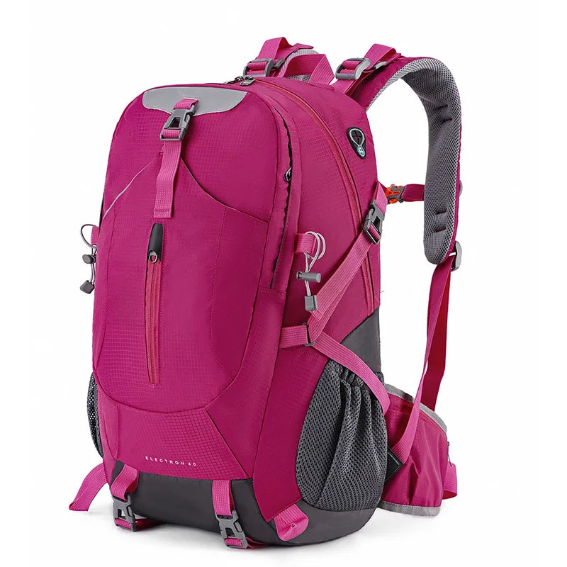 Brehn | Reiserucksack TrekVault 40 | 40 L Outdoor-Rucksack mit Regenhülle | Für Wandern, Reisen & Alltag | 31 × 20 × 52 cm