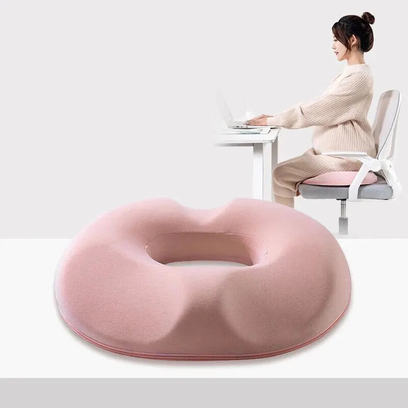 Brehn | OrthoRelax | Sitzkissen mit Memory Foam | Entlastung für Steißbein & Wirbelsäule | Ergonomisch & bequem