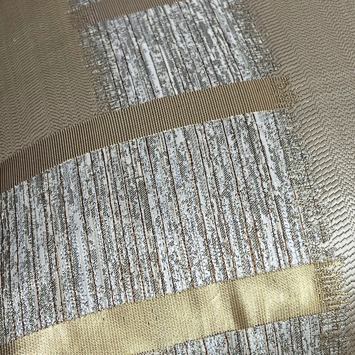 Glänzende Goldene Silber Streifen Jacquard Kissenbezüge 45x45cm Kissenbezüge Quadratischer Bezug Für Sofa Wurfkissen Licht Luxus Nordic Wohnkultur | Brehn