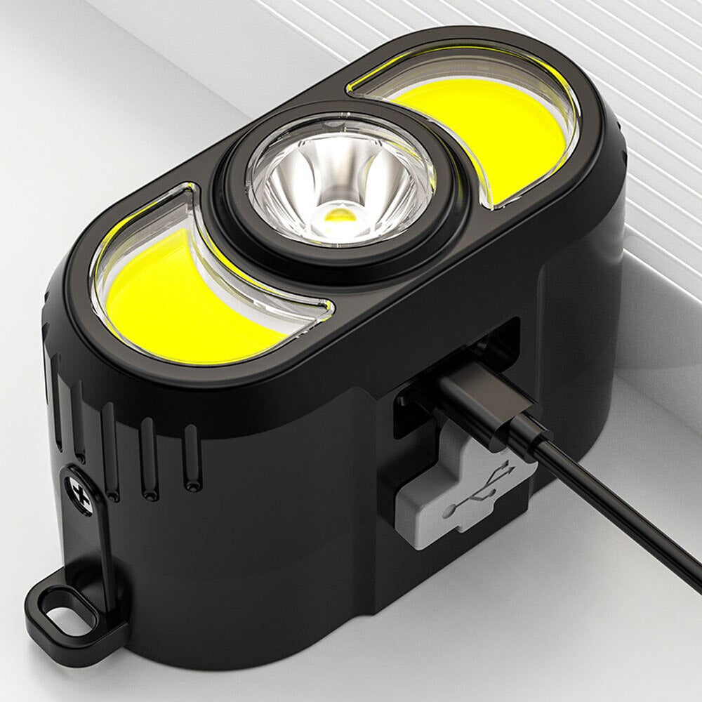 Brehn | Ultra Glow wiederaufladbare versteckte Riemen-Stirnlampe