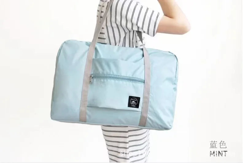 Brehn | ReiseTrek Faltbare Reisetasche | Wasserdicht & Leicht | Für Damen & Herren | Extra Viel Stauraum