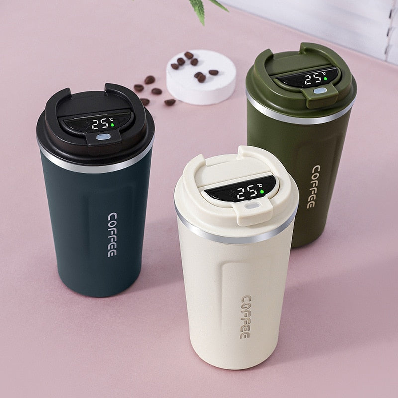 LED-Temperaturanzeige Smart Thermoskaffeebecher | Brehn
