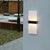 Kacela - Solar Outdoor Modern Milk Shade Wall Light Set | Brehn