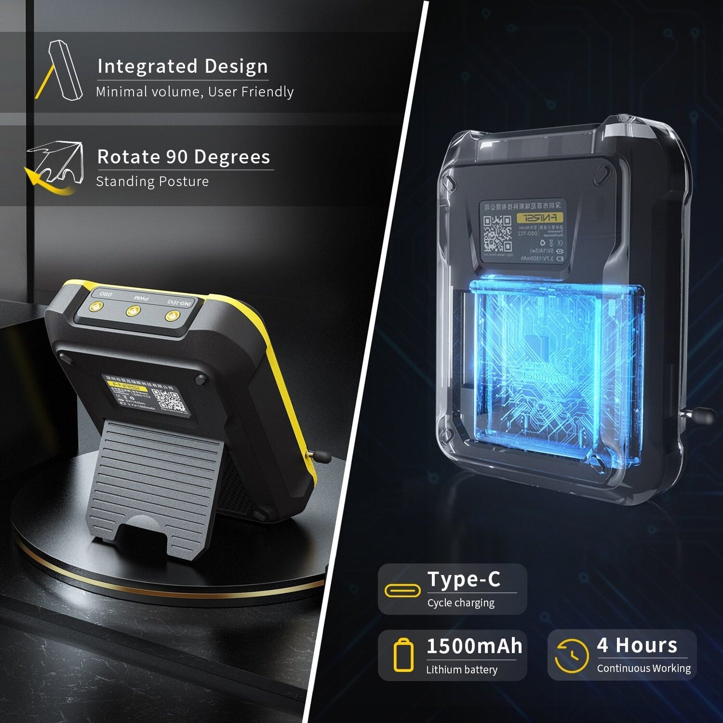 VIvolux | 2-in-1 Volt Check Digital Compact Transistor