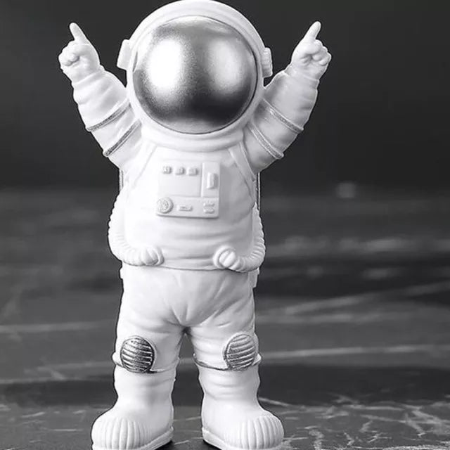 Brehn | Harz-Astronaut-Figur Statue Raumfahrer Skulptur Pädagogisches Spielzeug Schreibtisch-Dekoration Astronaut-Modell Für Kinder Geschenk