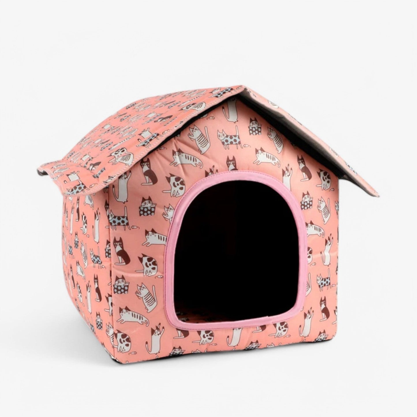 Wetterfeste Tierhaus "CozyNest" für Katzen und kleine Hunde | Brehn