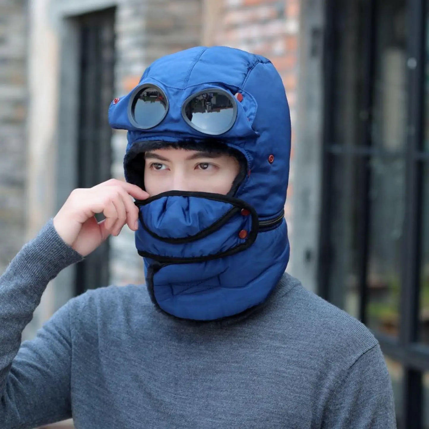 Polar Vision Thermo Winddichte Gesichtsbedeckung Beanie