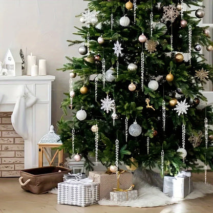 Brehn | WinterGlans | Premium Kristallklare Weihnachtsdekoration Set