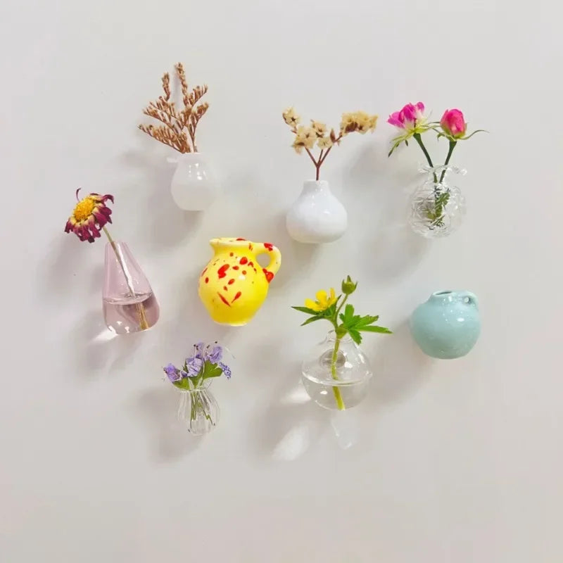Mini-Magnetvase-Dekoration