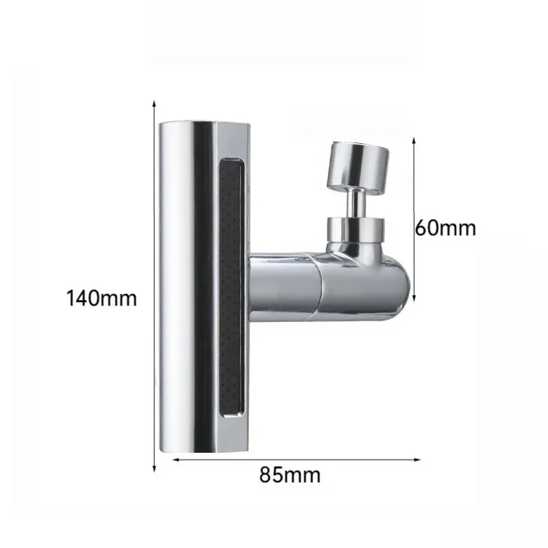Brehn | RainFlow Küchenarmatur - Chrom Spültischarmatur mit 4 Wasser-Einstellungen